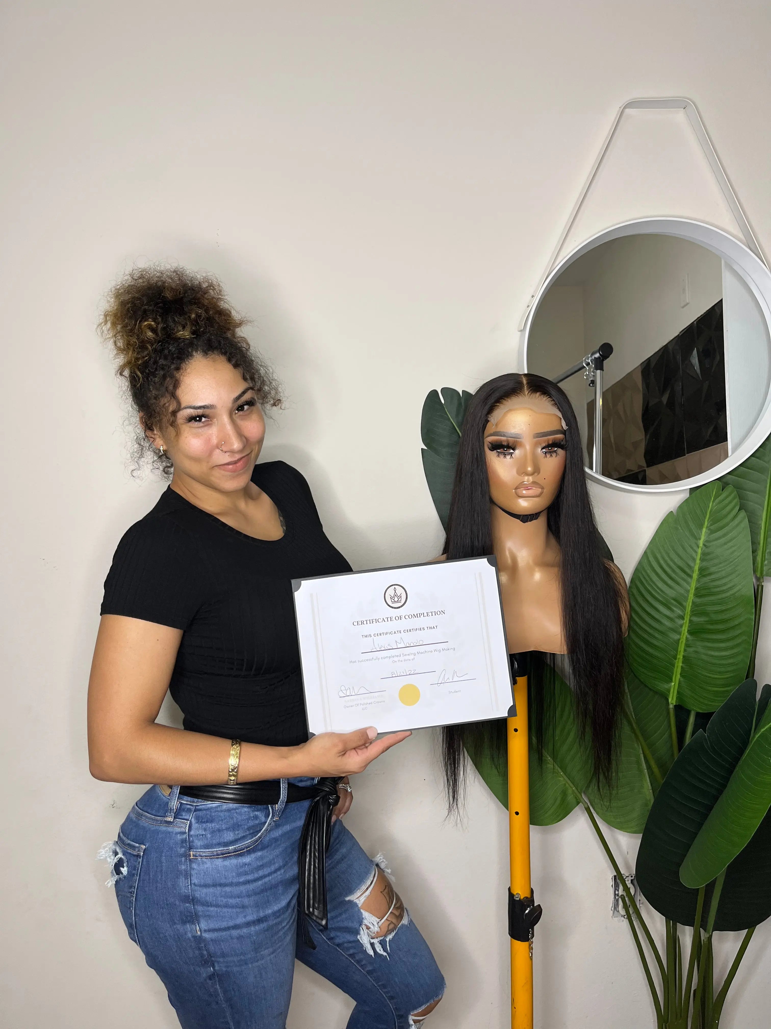 One on One Wig Class Polished Crowns