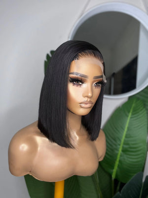 Side part Bob Polished Crowns