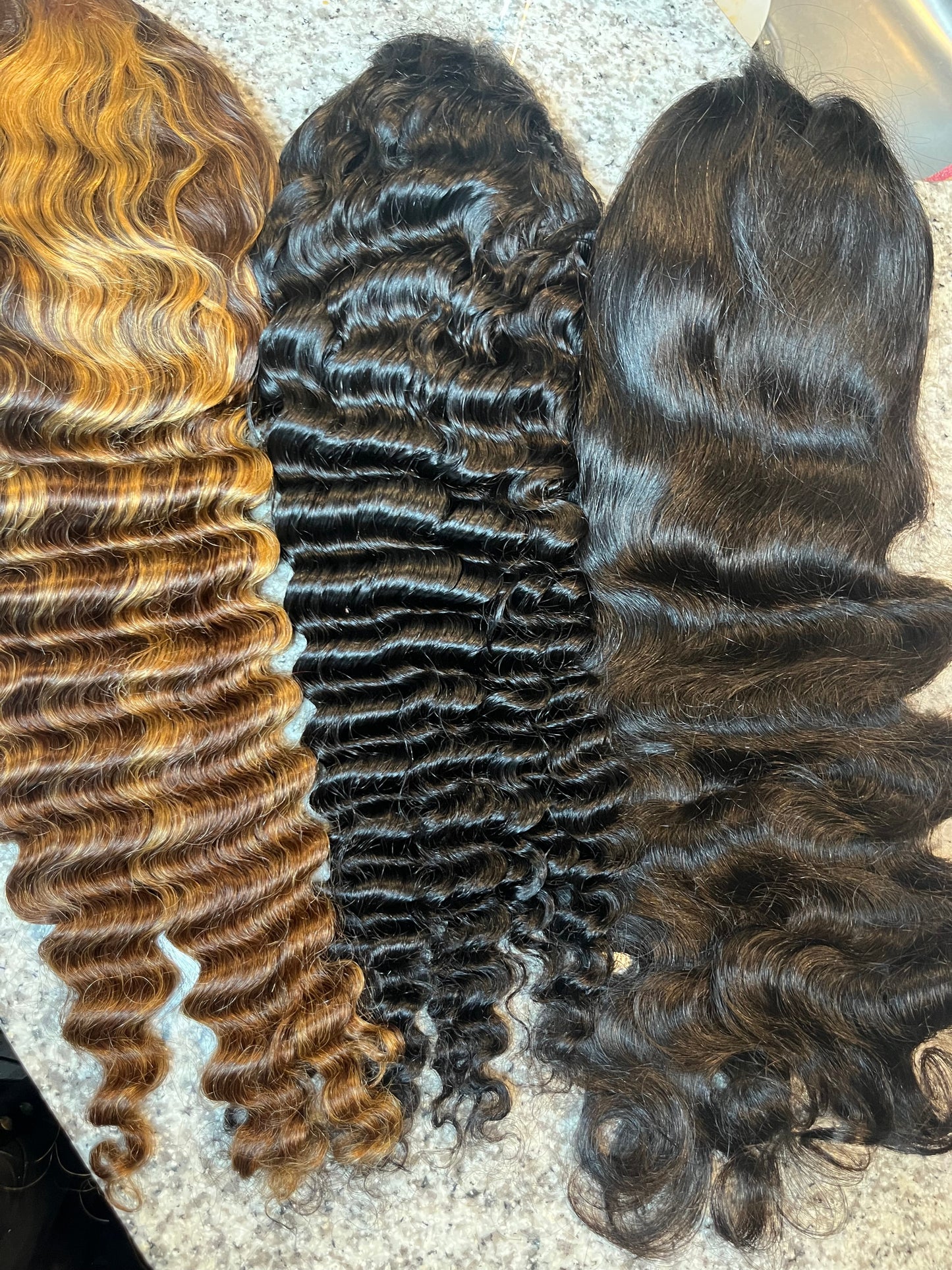 13x4 Transparent Lace Frontal Wig Deep Wave highlights