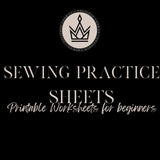 Sewing Practice Sheets Polished Crowns