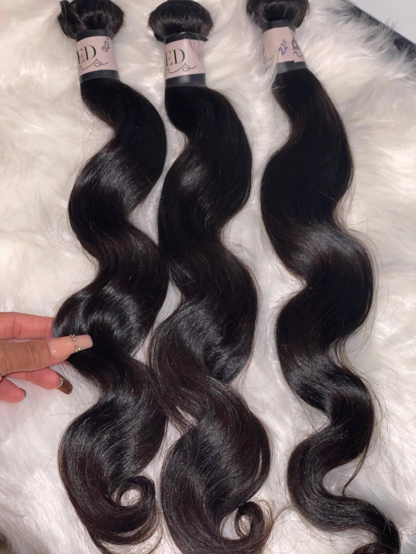 Virgin Brazilian Bundles Polished Crowns